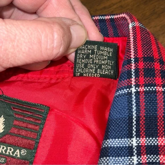 Vintage High Sierra by Mervyn's Red Plaid Flannel Shirt. Unisex. Medium - Picture 7 of 7